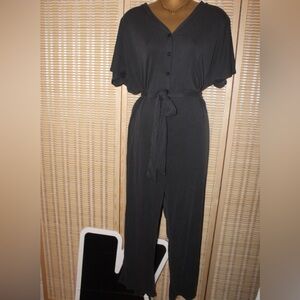 NWT charcoal gray pant jumpsuit
